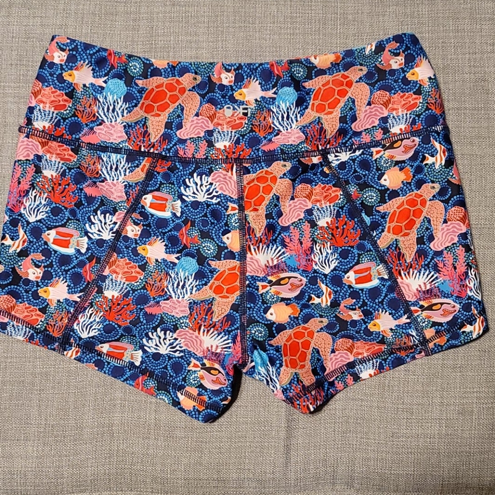 KFT High Rise Lined Booty Shorts - Picture 2 of 4